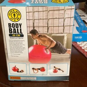 Gold's Gym Red Body Ball 65 CM